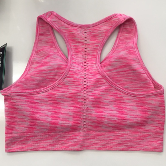 Pink Seamless Sports Bra - Picture 5 of 14